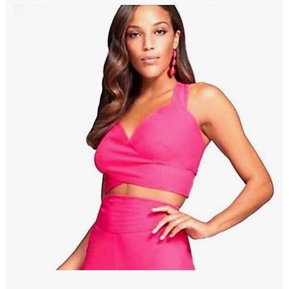 Gabrielle Union New York‎ and Company Women Pink Sleeveless Blouse 8 - Picture 6 of 7